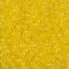 Miyuki delica beads 10/0 - Transparent yellow DBM-710